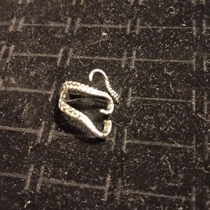 Silver Textured Ring Size 6.5